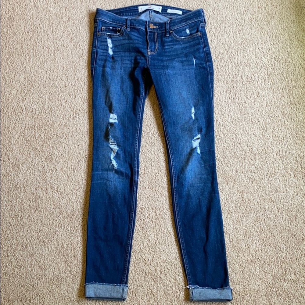 hollister low rise super skinny jeans